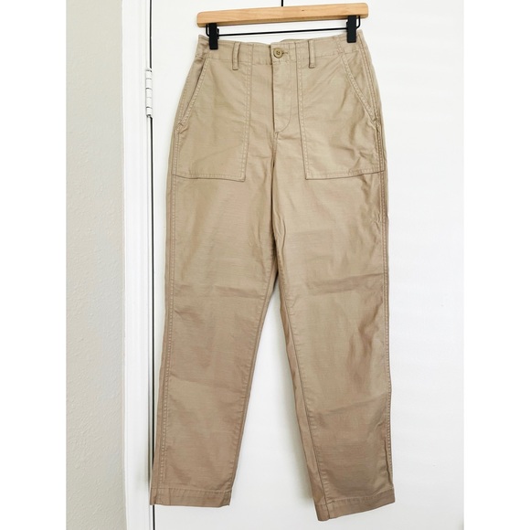 Uniqlo Stretch High Waisted Chino Casual Pants Size 2 - Picture 3 of 12